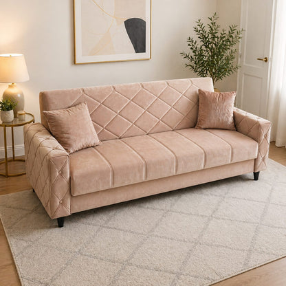 3 Seater Sofabed with Storage– Style Meets Smart Living